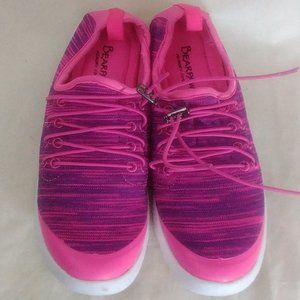 Women’s Bear Paw Shoes, Pink & Purple, Size 6